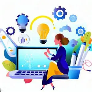 תמונה ראשית למאמר המספק מידע אודות קורסים אונליין לפיתוח וקידום העסק שמציעה הסוכנות לעסקים קטנים ובינונים