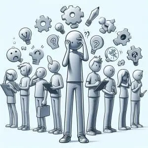 תמונת כותרת לטקסט בנושא סימפטמים של הפרעת קשב בעסק